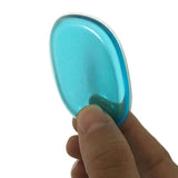 High Quality Portable Size Silicone Jelly Powder Puff Personal Use Facial Foundation BB Cream Puff Beauty Cosmetic Makeup Tool