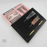 LEARNEVER 1 PC Waterproof Beauty Makeup Eyebrow Cream Mascara Gel Eyebrow With Brush  M02530