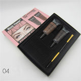 LEARNEVER 1 PC Waterproof Beauty Makeup Eyebrow Cream Mascara Gel Eyebrow With Brush  M02530
